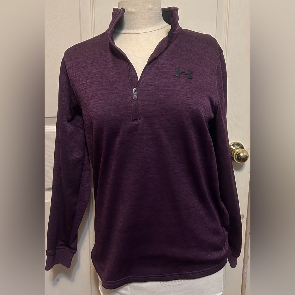 Under Armour Women’s small 3/4 Quarter-Zip Top - Deep Plum